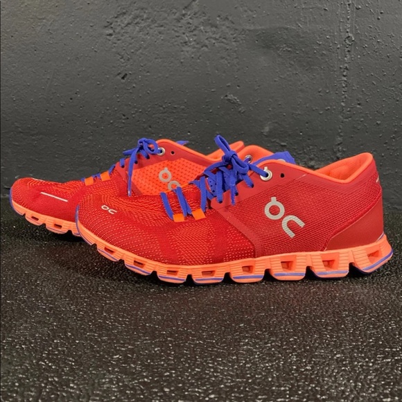 on cloud red shoes